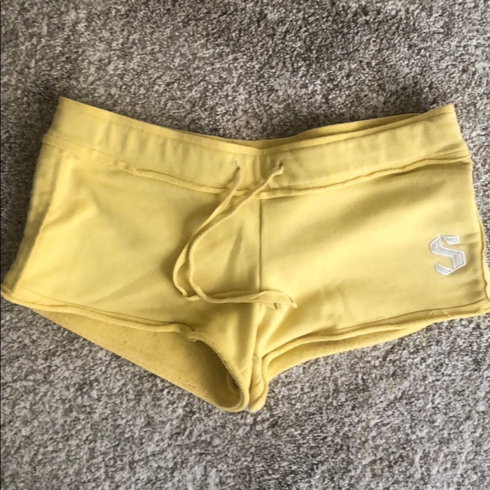 Yellow Short Shorts